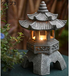 【20%OFFクーポン】和風 ソーラーライト 屋外 庭 アンティーク 玄関 led LED タイプ ソーラー 電池不要 センサー おしゃれ オーナメント アニマル ソーラーライト 屋外 明るい 玄関ライト ソーラ