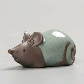 【20%OFFクーポン】かわいい 干支置物 金運アップ 丑 うし 牛 セラミック 紫砂陶彫刻 正月飾り ネズミ 玄関飾り 繁栄 開運 お守り 風水グッズ 招財 新年 タイプ2 置物 インテリア 茶道 道具 うさぎ 虎 F 蛇