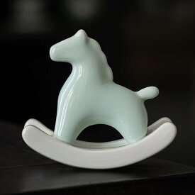 【20%OFFクーポン】馬 ウマ 馬の彫像 新年 お祝 干支 十二支 開運置物 縁起物 F 金運 財運 タイプ2 風水グッズ オブジェ 室内 アクセサリー 道具 インテリア 陶器 置物 開運グッズ ディスプレイ 馬のモデル