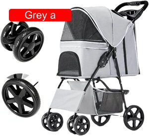 【20%OFFクーポン〜】ペットカート ベビーカー バギー 犬 猫 多頭 ペット用犬猫用ベビーカー 小型中型犬猫用ペットベビーカー 折りたたみ式 ペットトラベルカート プレミアム犬用ベビーカー