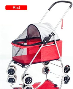【20%OFFクーポン〜】ペットカート ドッグカート 犬猫バギー 犬用ストローラーキャリアベビーカー 犬 猫用ストローラー 高級犬用 ムベビーカー大型収納バスケット付きペットベビーカー 簡