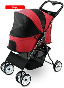 【20%OFFクーポン〜】ペットカート ベビーカー バギー 犬 猫 多頭 四輪ドッグカート 犬用ベビーカー 犬 カート 猫 バギー 大型犬 多頭中小型犬猫 介護用 多機能 軽量 折りたたみ 組み立て簡単