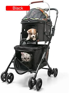 【20%OFFクーポン〜】ペットカート ベビーカー バギー 犬 猫 多頭 ダブルペットストローラー 2匹の犬 折りたたみ式ペットストローラー 犬と猫 軽量ペットストローラー 20kgを運ぶことができま