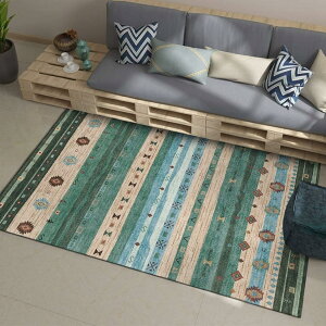 【20%OFFクーポン】じゅうたん ラグ マット 幾何学模様 柔らかい シンプル 洗える カラー 80*130 耐久性 防滑 防音 北欧風 軽量 折り畳み可能 ホットカーペット対応 四季通用 ふわふわ ホール ル