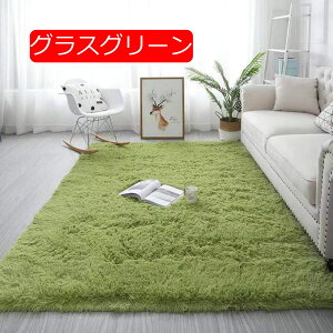 【20%OFFクーポン】ラグ ラグマット カーペット コーヒー色 50*80 洗える 絨毯 無地 シャギー 北欧 ナチュラル シンプル リビング 寝室 子供 おしゃれ お洒落 インテリア シャギーラグマット 滑