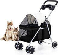 【20％OFFクーポン付き】ペットベビーカー 犬猫ベビーカー 中型犬ベビーカー 多頭飼い 小型犬 中型犬 犬…