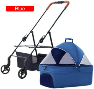 【20%OFFクーポン〜】ペットバギー ペットカート ベビーカー 犬 猫 バギー 多頭 ペットベビーカー 犬猫ベビーカー 屋外ペットベビーカー 軽量取り外し可能な一輪折りたたみベビーカー 犬カ