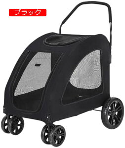 【20%OFFクーポン〜】ペットカート 犬用 キャリーカート犬用ベビーカー ペットバギー 折りたたみ式 犬 カート大型犬 多頭中小型犬?猫折りたたみ ペットベビーカー犬のキャリーカート 介護用