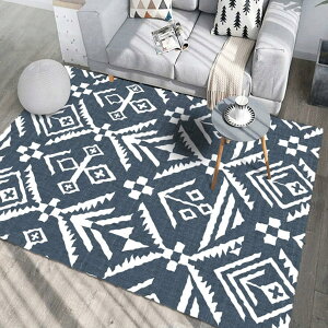 【20%OFFクーポン】カーペット ラグマット 玄関マット 幾何学模様 長方形 北欧 花模様 室内用 屋内 インテリア カラー 洗える 滑り止め ヨガ ダンス 雰囲気 夏 160*230cm ナチュラル 床暖房 泥落