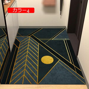 【20%OFFクーポン】玄関マット 廊下マット 屋外 屋内 ドアマット カラー16 泥落とし 吸水速乾 すべり止め 洗える 掃除しやすい 軽い 60*120cm 耐磨耗性 幾何学 ロングサイズ 家庭用 業務用 オフィ