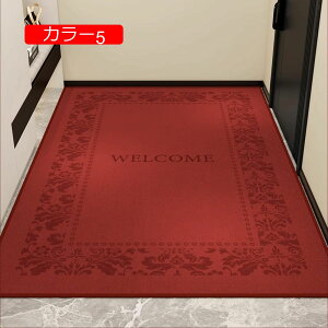 【20%OFFクーポン】泥落とし ドアマット 玄関マット 屋外 おしゃれ 薄型 マット 140*160 ウェルカムマット エントランスマット 玄関 カラー4 外用 welcome 西海岸 北欧 滑り止め 丸洗い カフェ風 か
