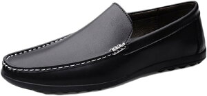 【20%OFFクーポン】ローファー スリップオン メンズ ドライビングシューズ 皮革 モカシン 靴 ビジネスシューズ カジュアルシューズ 紳士靴 軽量 デッキシューズ 紳士靴 滑り止め 走れる 防滑