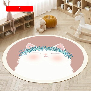 【20%OFFクーポン】ゲーミングチェア 熊柄 可愛い ヒツジ柄 動物柄 子供部屋用 ベッドルームラグ チェアマット 床保護マットデスク フロアマット ラウンドマット 傷防止 滑り止め付き 騒音対