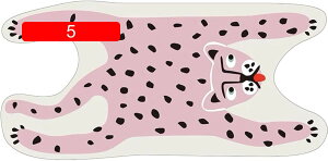 【20%OFFクーポン】チェアマット トラ クマ 異形 玄関マット 不規則 デスクマット 動物柄 100X200CM 防滑 傷防止吸着 洗える 吸着セルフ粘着 床保護 防音 オシャレ かわいい 北欧スタイル 椅子 ト