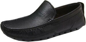 【20%OFFクーポン】ドライビングシューズ メンズ ローファー 革靴 スリッポン モカシン ビジネスシューズ カジュアル デッキシューズ 紳士靴 軽量 防滑 職場用 通勤 着脱らく 滑りにくい ゴム