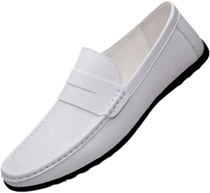 【20%OFFクーポン】メンズ ドライビングシューズ ビジネスシューズ 軽量 革靴 ローファー スリッポン モカシン puレザー カジュアル デッキシューズ 紳士靴 手作り 職場用 履きやすい 春夏 コ