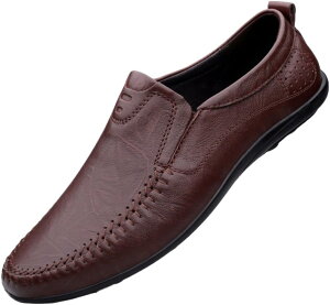 【20%OFFクーポン】ドライビングシューズ メンズ 小さいサイズ ローファー スリッポン モカシン ビジネスシューズ 紳士靴 カジュアル デッキ シューズ 軽量 防滑 快適 履きやすい 屈曲 ゴム底