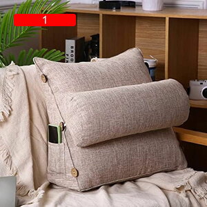 【20%OFFクーポン】三角枕 ヘッドボードクッション 三角クッション 腰クッション 45*45*20cm 背もたれ 三角クッション 対策 姿勢 ウェッジクッション ヘッドボード 読書枕 取り外し可能な洗える