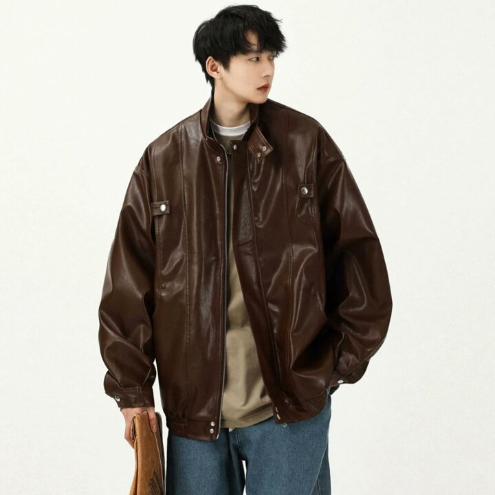 楽天市場】【20%OFFクーポン〜】革ジャン ライダース メンズ レザー 