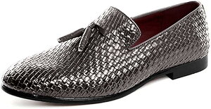 【20%OFFクーポン】ビジネスシューズ タッセルローファー メンズ 大きいサイズ 編み込み柄 モカシン スリッポン 紳士靴 ドライビングシューズ カジュアル 冠婚葬祭 おしゃれ 紳士靴 カジュア