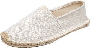 【20%OFFクーポン】エスパドリーユシューズ 男女兼用 亜麻 スリッポン ローファー 大きいサイズ エスニック調 フラット 通気 綿麻 カジュアル ローカット ウォーキング 海辺 麻 サンダル マリ