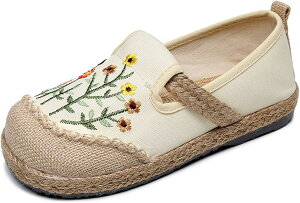 【20%OFFクーポン】スリッポン レディース ジュート巻き 厚底 エスパドリーユ 綿麻 デッキシューズ スニーカー 靴 シューズ カジュアル 麻 サンダル ローカット 春 夏 ローファー パンプス マ