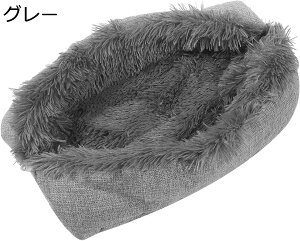 【20%OFFクーポン〜】ペットベッド 犬 洗える 通年利用 スクエア型 中小型動物 猫犬兼用 もこもこ 犬猫ベッド ぬいぐるみ 耐久性 暖かい 寝床 厚め 冬用 クッション?ベッ