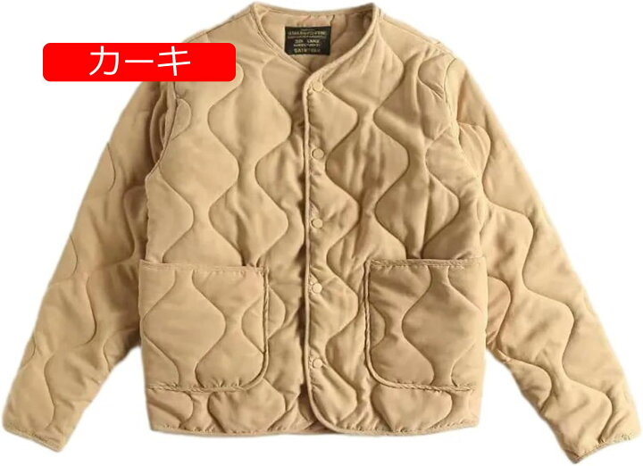 中綿ジャケット メンズ レトロデザイン 立体キルティング ポリエステル素材 秋冬 無地 ウォッシュ加工 おしゃれ カジュアル 防寒保温 スタンドネック 多機能ポケット 普段使い ブラック カーキ ブラウン 秋冬新作 メンズ 立体ポケットデザインレトロノーカラージャケット無地 男 おしゃれ アウトドア 屋外 トップス コットン コート・ジャケット（メンズ）  Nicehouse洋服店 通販 18125713｜Creema(クリーマ) ハンドメイド・手作り・クラフト作品の販売サイト 