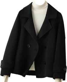 【20%OFFクーポン〜】チェスターコート レディース ショートコート 40代 アウター 服 ショート丈 冬 軽い 大きいサイズ ショート 無地 ロングコート ロング 秋 コート Pコート 着こなし トレンチコート 細身 50
