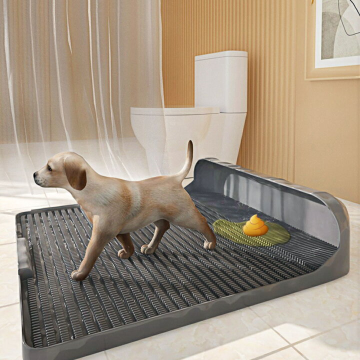 トレーニング犬トイレ レギュラー すのこ付き TRT-500 ブラウン トイレトレー P251928 │アイリスオーヤマ公式通販アイリスプラザ ペットトイレ 犬用トイレトレイ 洗える お手入れ簡単 トレイ トレーニングトレイ ワイドタイプ ペット用おしっこパッド 大型 Tuf