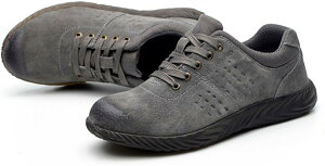 安全靴 本革 レザー レースアップ 焦がし加工 ハイカット 作業靴 メンズ レディース 外付先芯 刺し傷防止 あんぜん靴 滑り止め 耐摩耗 倉庫 製造 安全 透気 軽便 屈曲 快適 柔らかい 春夏秋冬