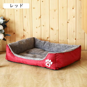 犬 ベッド スクエア型 ふわふわ 猫 クッション 洗える 83*58*12 ペットベッド 寝床 ペットクッション 小型犬 ペットマット おしゃれ ドッグ 犬用ベット 猫用ベッド おしゃれ 夏用 冬用