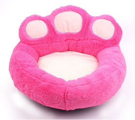 ペットソファー 犬 ベッド ピンク 丸型 ふわふわ 猫 クッション 洗える ペットベッド 寝床 ペットクッション 小型犬 ペットマット おしゃれ ドッグ 犬用ベット 猫用ベッド おしゃれ 73*80C