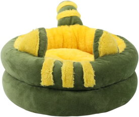 ペットベッド 犬 猫 イヌ ドッグ 犬 ベッド ドッグベット 子犬 冬用 暖かい 小型犬 猫 L 中型犬 グリーン ペット用ベット おしゃれ かわいい ペットソファー 丈夫 洗える 室内用 通気性いい