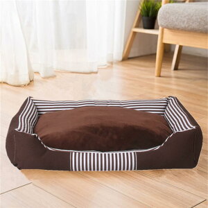 犬 ベッド ペットベッド 猫ベッド ペットソファー 洗える 大型犬 超大型犬 フワフワ 丈夫 コーヒー 夏 四季適用 姿勢矯正 防寒 耐噛み素材 破れない 滑り止め 取り外し可能 高反発 68*50*