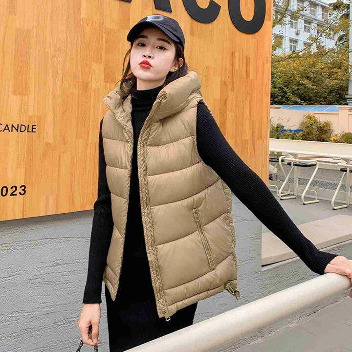 lsjdln] ダウンベストジャケット ダウンベストコート レディース 軽量 ダウンジャケット ショート丈 ノースリーブ 春秋冬 ベスト レディース  インナーダウン ショート丈 暖かい 防風 ダウン チョッキ 女性用 無地 ノースリーブ アウター 防寒 保温性 あったか ウルトラ ... [Donahutt03] ロングベスト レディース 厚手 ダウン チョッキ 女性用 ノースリーブ アウター 防寒 保温性 あったか