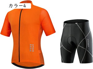 サイクルジャージ 上下セット 半袖 夏 メンズ レディース 男女兼用 サイクルウエア 自転車ウエア ハーフパンツ ジャージ シャツ 薄型 防風 通気 吸汗 速乾 自転車 スポーツウェア ロードバイ