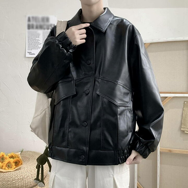 楽天市場】【20%OFFクーポン〜】革ジャン 男女兼用 大きいサイズ 