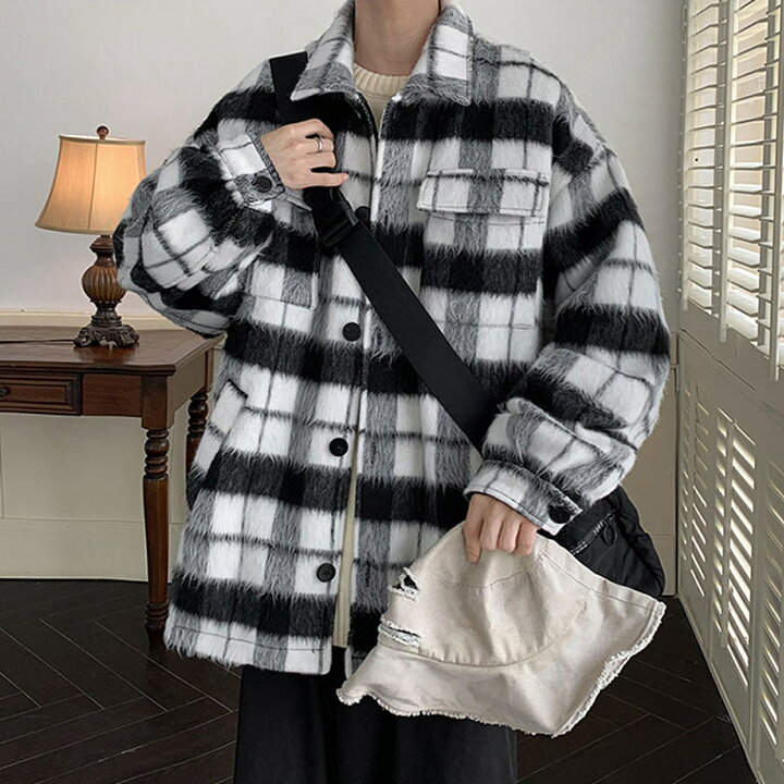 楽天市場】【20%OFFクーポン〜】チェスターコート ジャケット チェック 