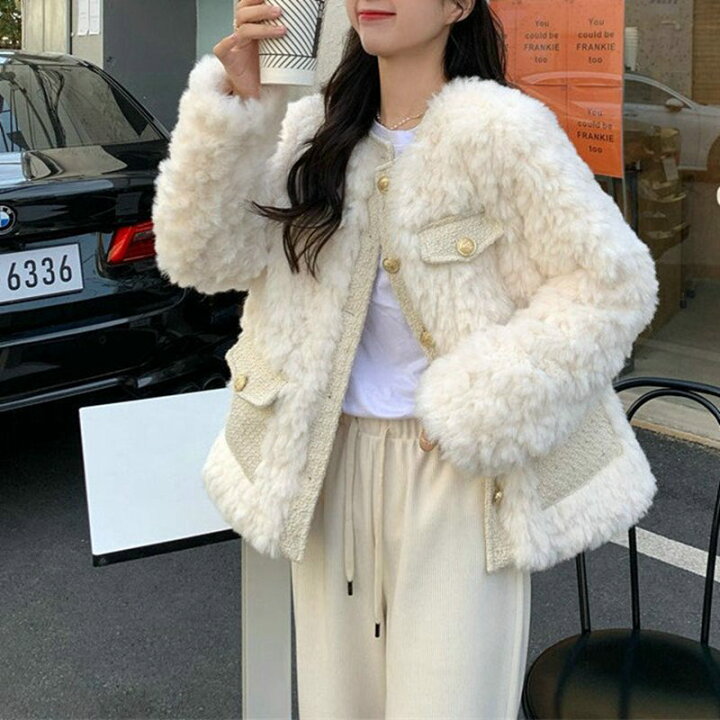 楽天市場】【20%OFFクーポン〜】もこもこ ボアジャケット フリース 