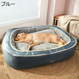 ペットベッド　大型犬用ベッド　ドッグ　猫ベッド　犬ベッド　マット　肉厚　ペットベッド　クッション　犬用　猫用　ふわふわ　中型犬　小型犬　あったか　柔らかい　もこもこ　ふんわり　可愛い　ペット用品　室内用　ペットソファー　滑り止め　掻き耐える