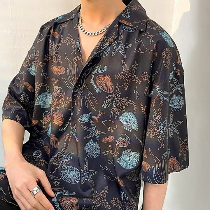 楽天市場】【20%OFFクーポン〜】アロハシャツ メンズ 半袖 ビーチ 