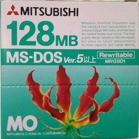 三菱化学 128MB MOディスク 5枚パック DOS/Windows用 MS-DOS Ver5 フォーマット済 プラケース個包装5枚組
