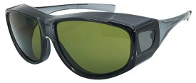 [Face Trick glasses] フェイストリックグラッシーズ メガネの上から掛けられるオーバーサングラス 近赤外線カット・ブルー光線カット・UVカット 高性能鯖江メーカーレンズ IROG02