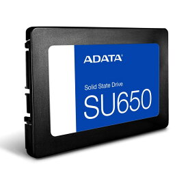 ADATA SU650シリーズ 3D NAND採用 7mm厚 SSD 2TB SATA 6Gbps 読込最大520MB/s 書込最大450MB/s 3年 ASU650SS-2TT-R