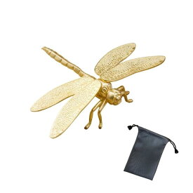 風水 置物 勝ち虫 とんぼ トンボ 蜻蛉 DRAGONFLAY 玄関 昆虫 黄銅 真鍮 銅製 細工銅金工 工芸品 風水 インテリア グッズ 飾り