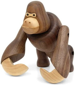 (heje) Gorilla ゴリラ 置物 木制 動物 オブジェ 北欧雑貨 インテリア 人形 ディスプレイ 可愛い お洒落 ごりら アクションフィギュア ウォールデコ