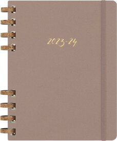 モレスキン 手帳 2023年 7月始まり 12カ月 スパイラルアカデミック ダイアリー ハードカバー XLサイズ(横20.4cm×縦25.2cm) アーモンド DHSPP2912AMWH4Y24