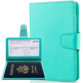 [Teskyer] パスポートケース スキミング防止 パスポートカバー 出張用 海外旅行 高級PU パスポート カードケース 多機能収納ポケット付き