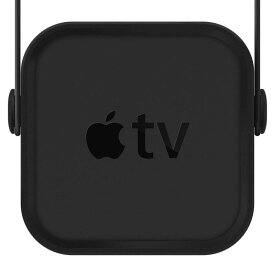 【elago】 Apple TV 4K 2021 / AppleTV4K 2017 / AppleTV HD 対応 マウント カバー シリコン 製 ホルダー 3 WAY 壁掛け用 ブラケット [ アップルTV 4K 第2世代 / 第1世代 対応 ] MULTI MOUNT ブラック